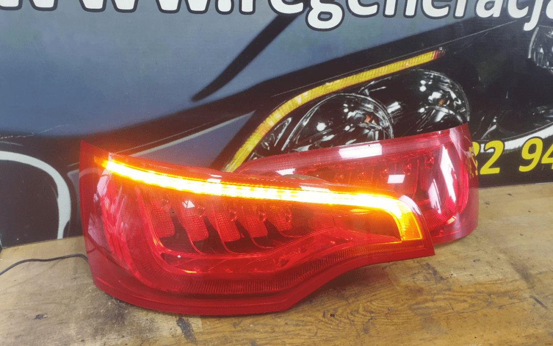 Naprawa lamp Audi Q7 2010 lift