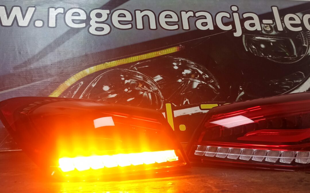 Mercedes CLA 2019-2023 przeróbka lamp tylnych USA na eu